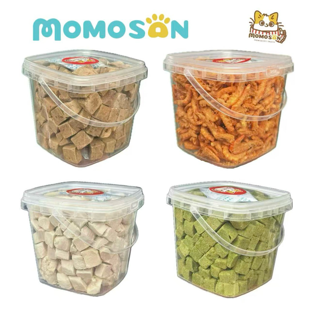 ขนมหมาแมว [กระปุก M] ขนมฟรีซดรายแมว เนื้อสัตว์100% อาหารหมา อาหารแมว อกไก่ หญ้าแมว ตับไก่ ไข่แดง แซลม่อน ขนมหมา ขนมแมว