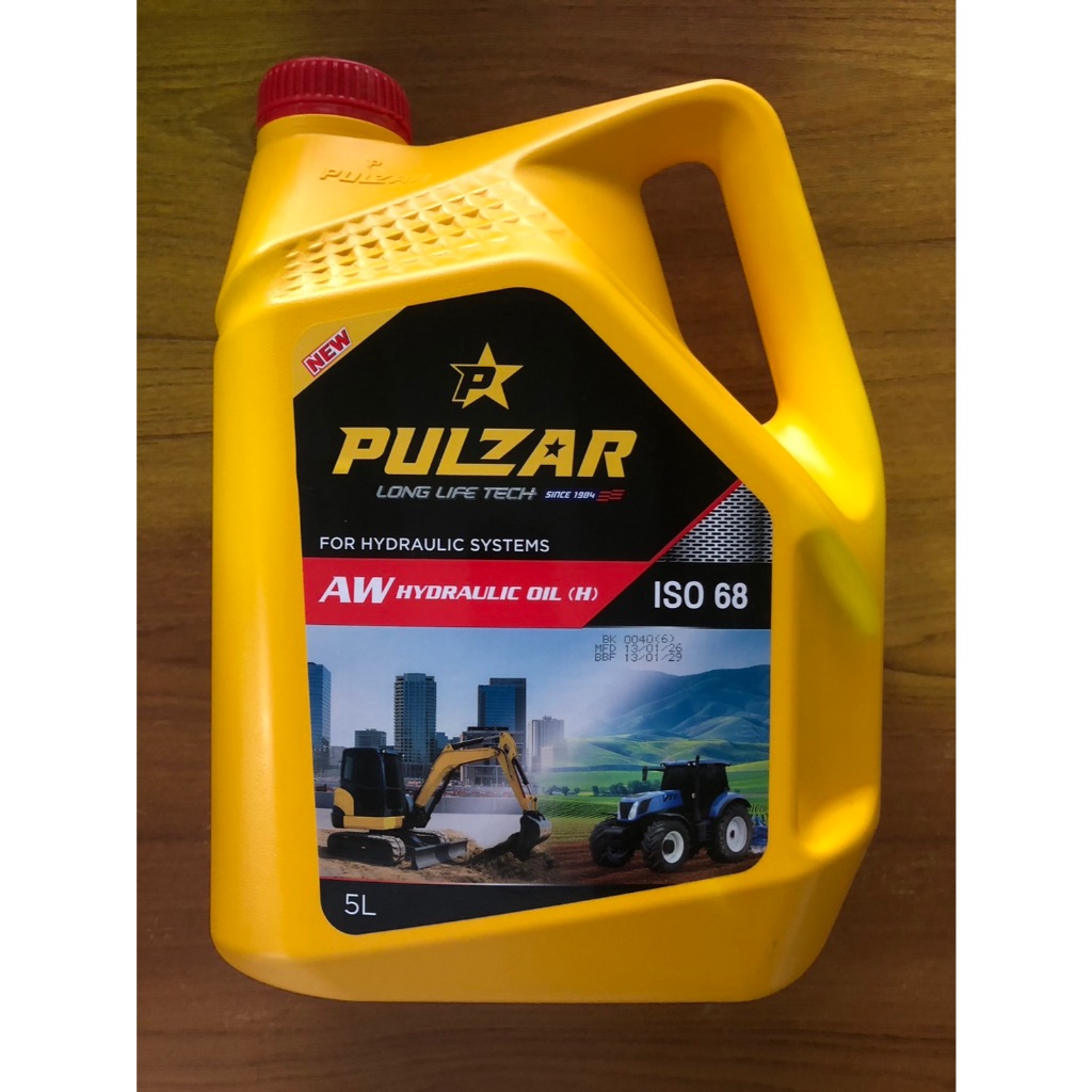 น้ำมันไฮดรอลิค  PULZAR AW HYDRAULIC OIL เพาว์ซ่าร์ แอนตี้แวร์ ไฮดรอลิค ออยล์ ISO 32 ,46 ,68 5L - รูปที่ 4