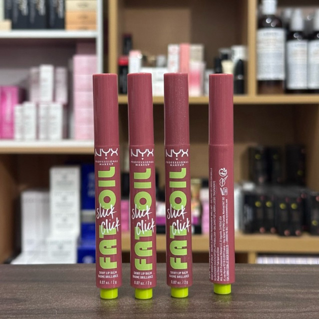 [ ของแท้ จาก Ulta Beauty USA ] NYX Professional Makeup Fat Oil Slick Click Shiny Lip Balm 2g