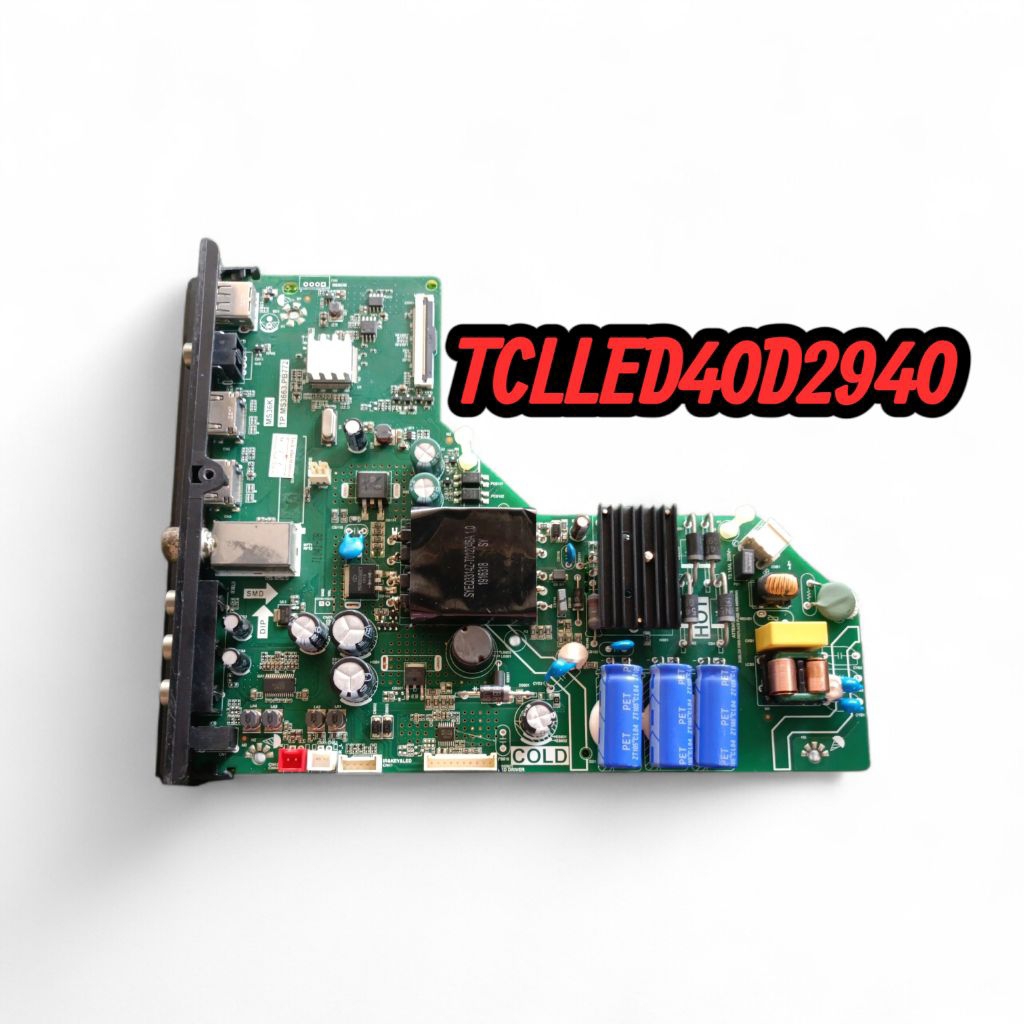 บอร์ดทีวี tcl รุ่น LED 40D2940แท้ถอด