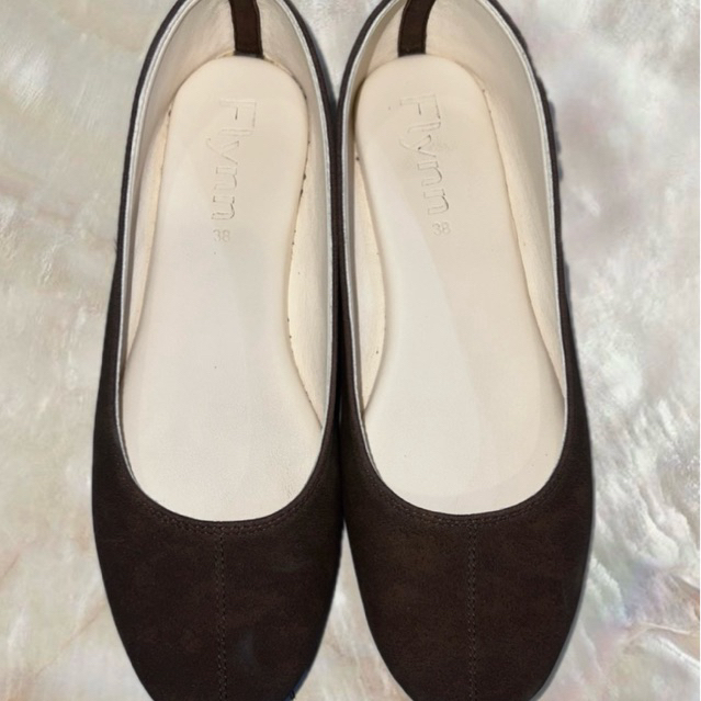 รองเท้า ballet flats room service collection vol.3 flynn ไซส์ 38 มือสอง ส่งต่อ สีน้ำตาล | flynn ball
