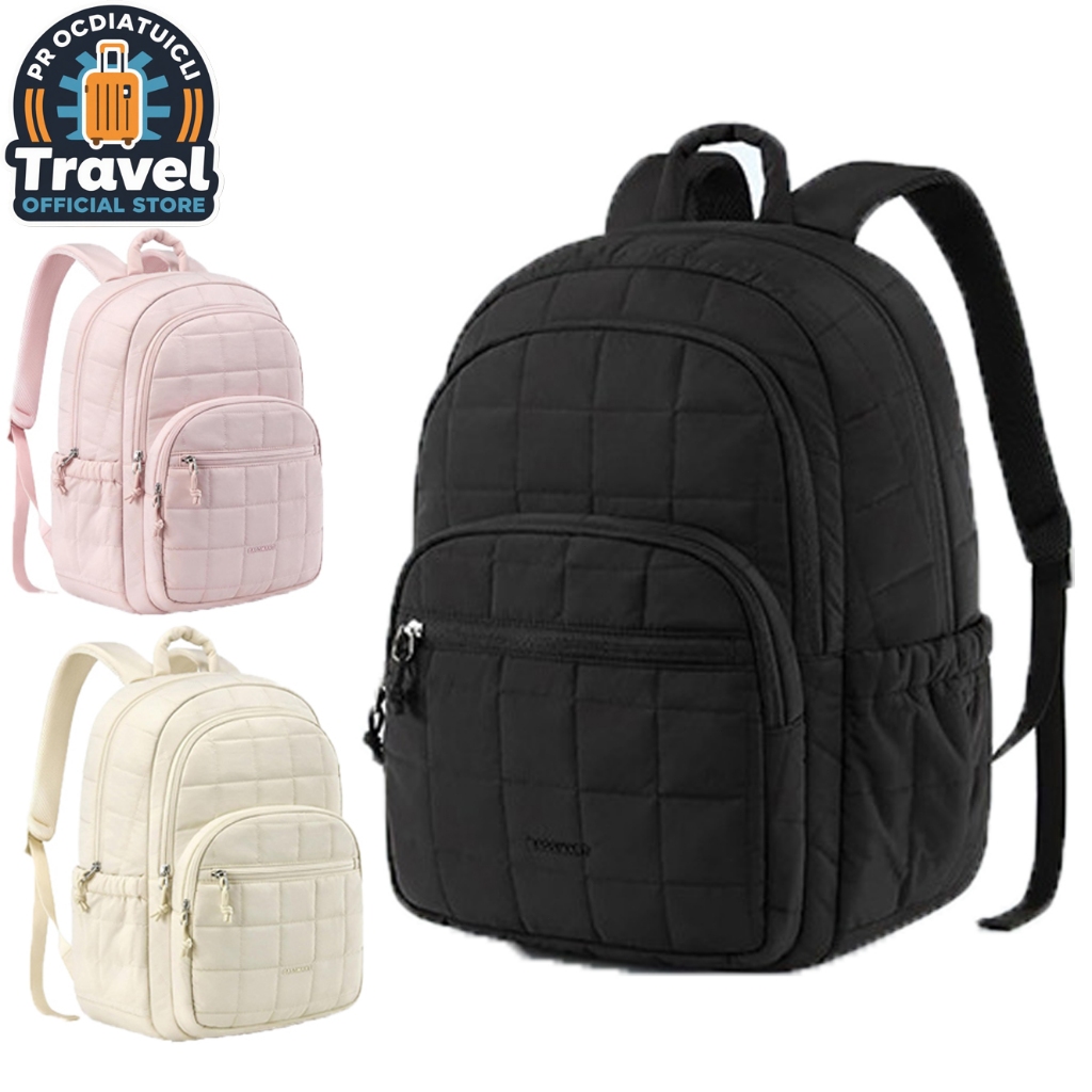 Daypack 15.6 นิ้วแล็ปท็อปกระเป๋าเป้สะพายหลังกันน้ําน้ําหนักเบาสําหรับการเดินทางทุกวันทํางานโรงเรียนกลางแจ้ง