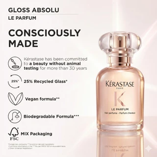 KERASTASE Gloss Absolu Gloss Le Parfum 30ml สเปรย์น้ำหอมสำหรับเส้นผม ช่วยบำรุงให้ผมนุ่มลื่น