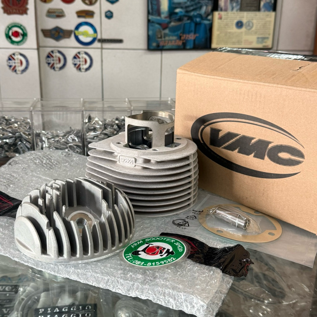 ชุดคิทเวสป้า เสื้อสูบมิเนียม VMC แท้ 177cc พร้อมลูก