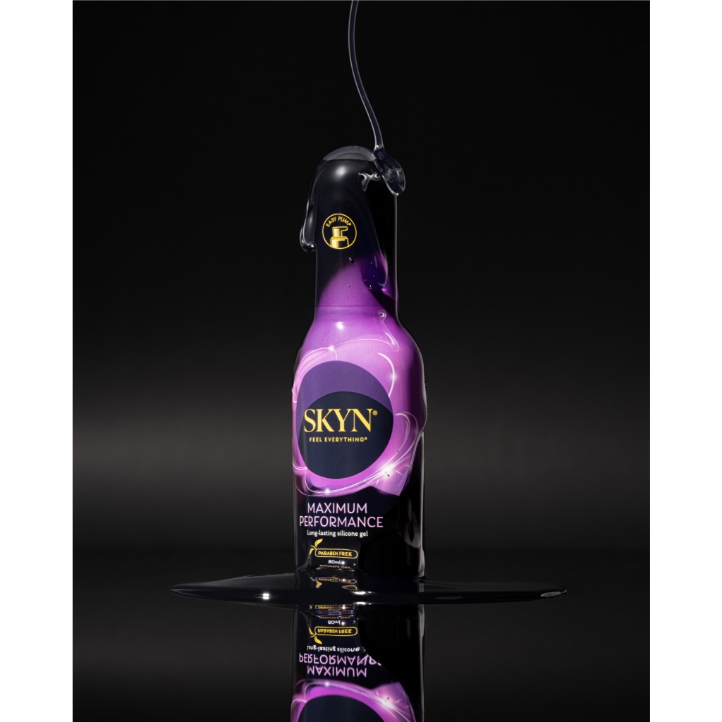 SKYN Maximum Performance Lubricant 80ml เจลหล่อลื่นสูตรซิลิโคน ลื่นยาวนาน long-lasting silicone based lubricant