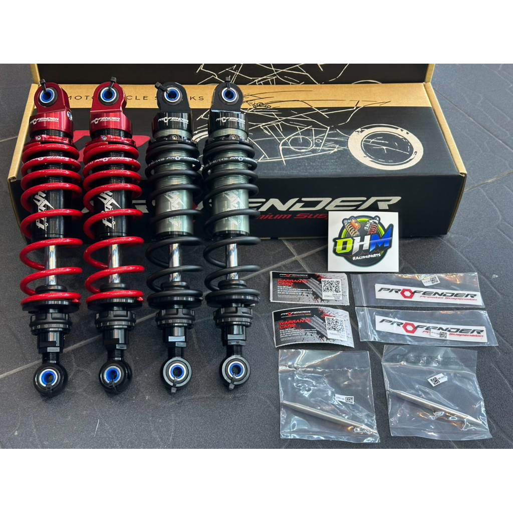 โช๊คหลัง Profender รุ่น Flash-Series สำหรับ เวฟ110i เเละ เวฟ125i ความสูง320/310มิล สินค้ารับประกัน เเตกรั่ว จากโรงงาน1ปี