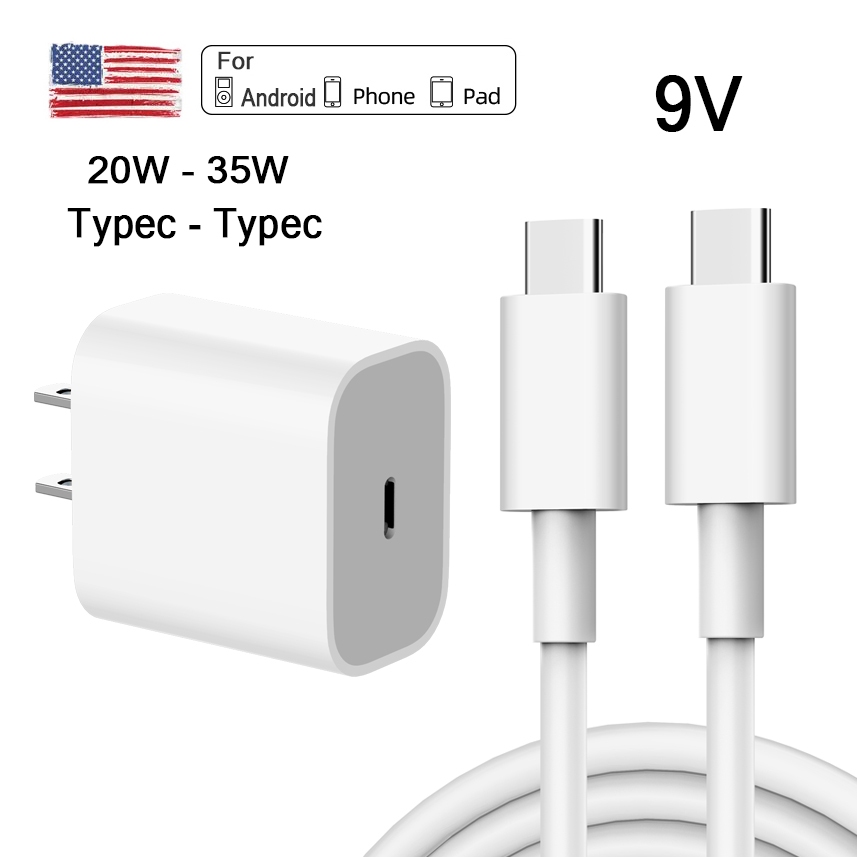 สายชาร์จ pd 60w typec หัวชาร์จ pd 20w 3a（typec to type c） สำหรับ รุ่น ประเภทc android notebook tablet ทั้งหมด AA