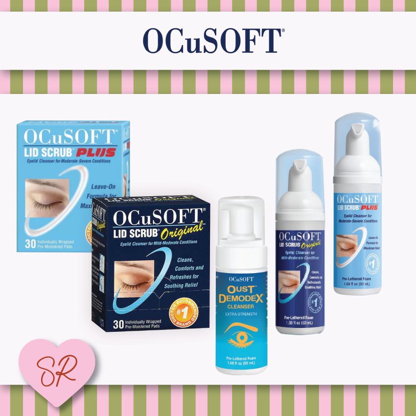 Ocusoft lid scrub original / Ocusoft lid scrub plus สำหรับทำความสะอาดเปลือกตา