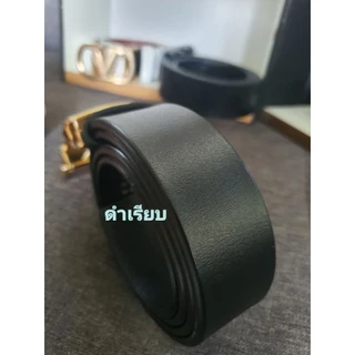เข็มขัดแฟชั่นหนังแท้ชายออโต้ ( auto )หัวเข็มขัดโรเดียมไม่เป็นสนิมและไม่ลอก,สายหนังแท้