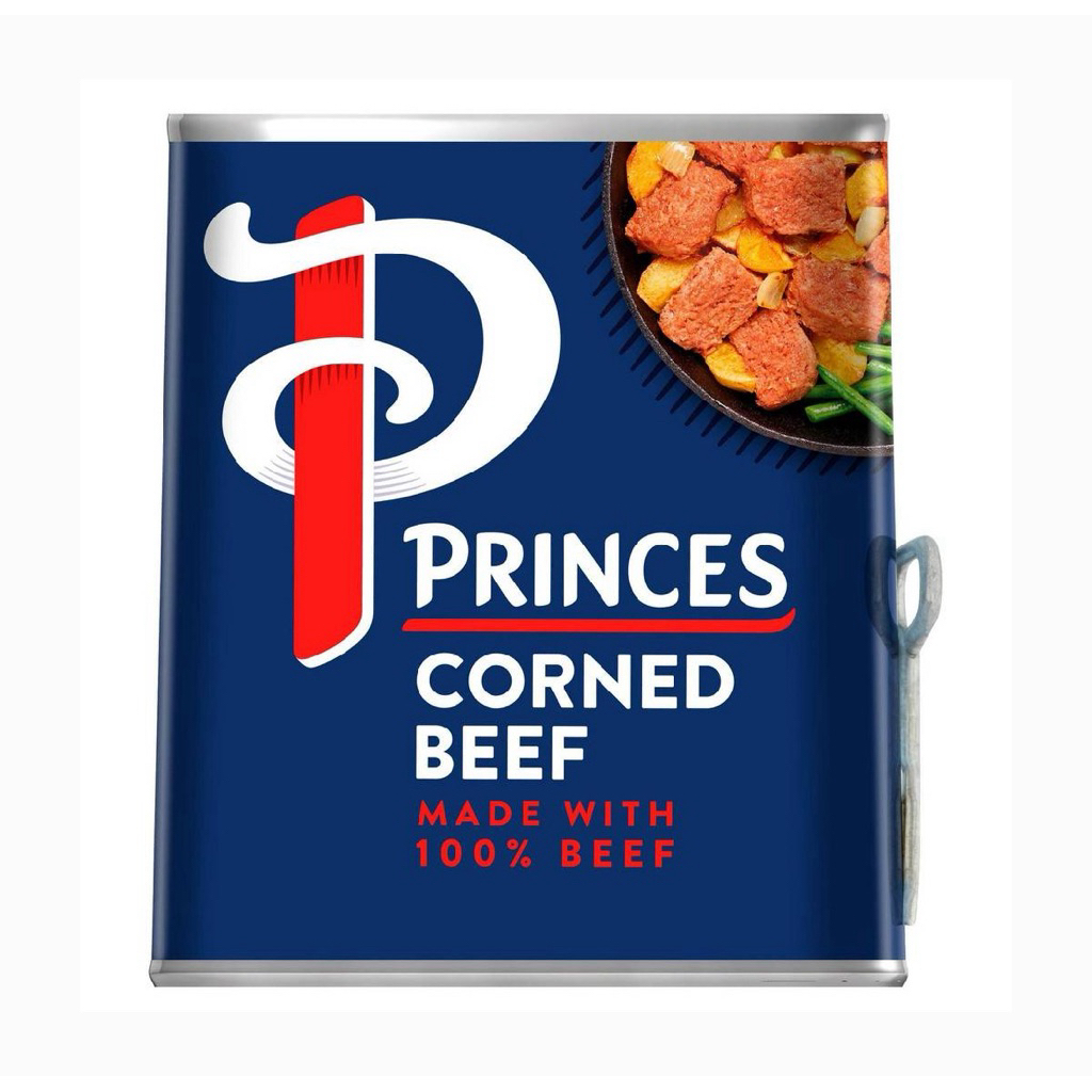 Princes Corn Beef 340g/Princes Tuna & Mayo Paste 75g/ Princes Minced Beef & Onions 392g/ Kippers In 
