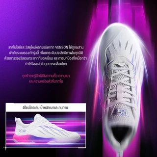 🔥ใหม่ล่าสุด🔥 VS รองเท้ากีฬาแบดมินตัน รุ่น VS6000 หน้ากว้าง 👟🏸