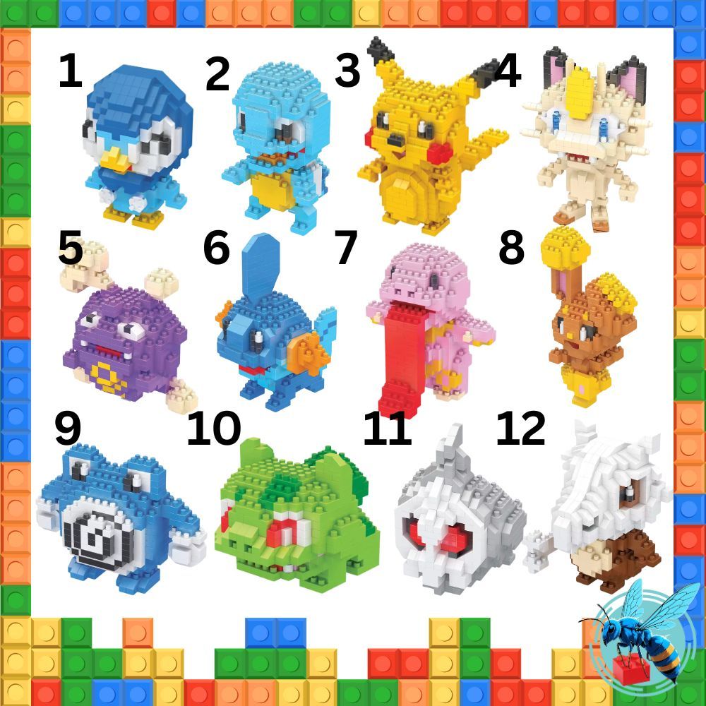 ตัวต่อ นาโน โปเกม่อน Lboyu Pokemon Nanoblock