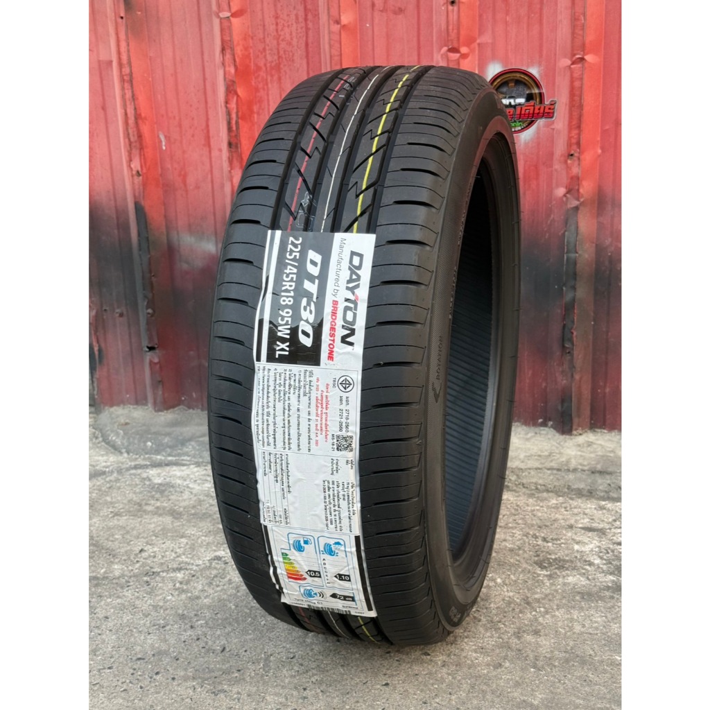 ยาง Dayton รุ่น DT30 ขนาด 225/45R18 ปี 2026 ต่อเส้น ฟรีจุ๊บลมยาง