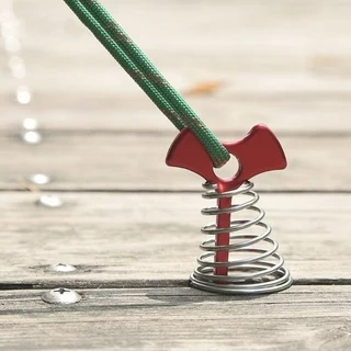 เต็นท์เชือกกระชับReusable Wind Proof PunchingฟรีDeck Anchor Pegs Firm Anti TripสำหรับCamping L376