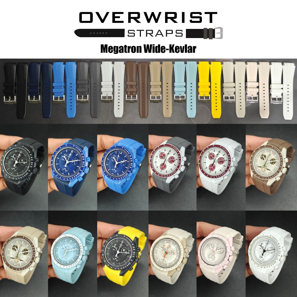สายนาฬิกาแบบยางรุ่น Megatron Wide Kevlar for OXS