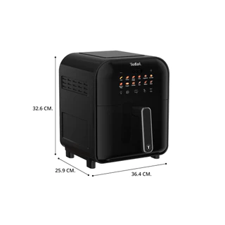 [แถม!! กระดาษรองหม้อทอด] Tefal หม้อทอดไร้น้ำมันอินฟราเรด ความจุ 6 ลิตร รุ่น EY821868 กำลังไฟ 1,835 วัตต์
