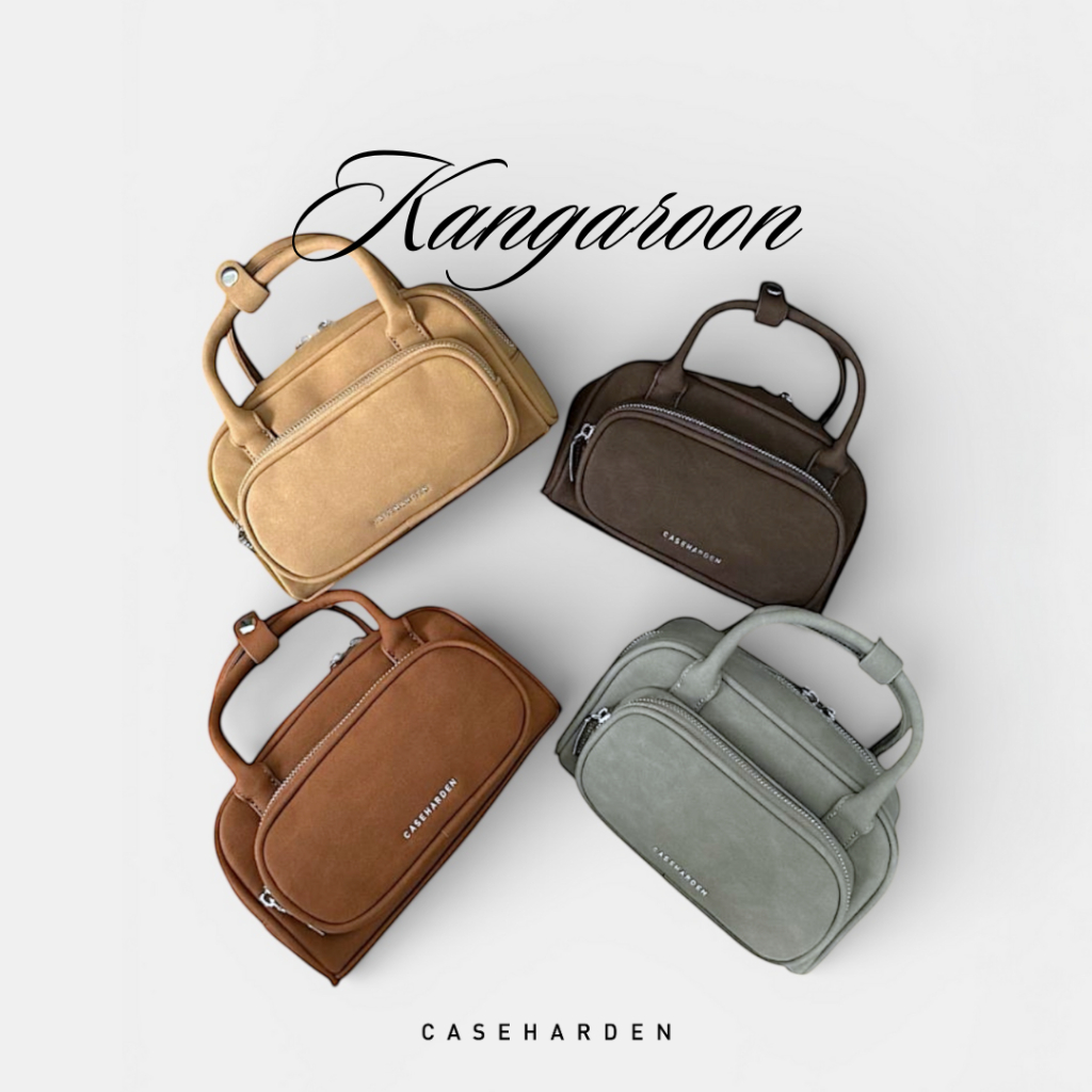 [มีส่งทันที] Caseharden Kangaroon Bag กระเป๋าสะพายทรงหมอน หนังกลับ