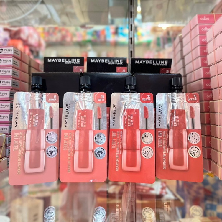 (ซอง) เมย์เบลลีน ซุปเปอร์ สเตย์ เท็ดดี้ ทินท์ 2ml Maybelline New York Super Stay Teddy Tint
