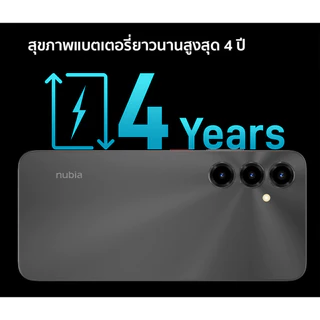 Nubia V80 Max 4+128GB (ขยายแรมสูงสุด8GB) - แบต6000mAh l จอ 6.9 นิ้ว 120Hz l ดีไซน์ทนทาน l กันน้ำกันฝุุ่น IP64