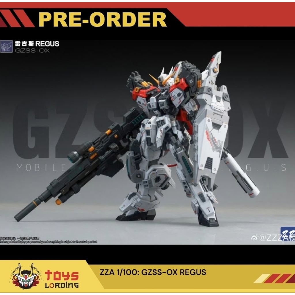 (พร้อมส่ง) ZZA 1/100: GZSS-OX REGUS ได้สินค้ารอบแรกแน่นอน