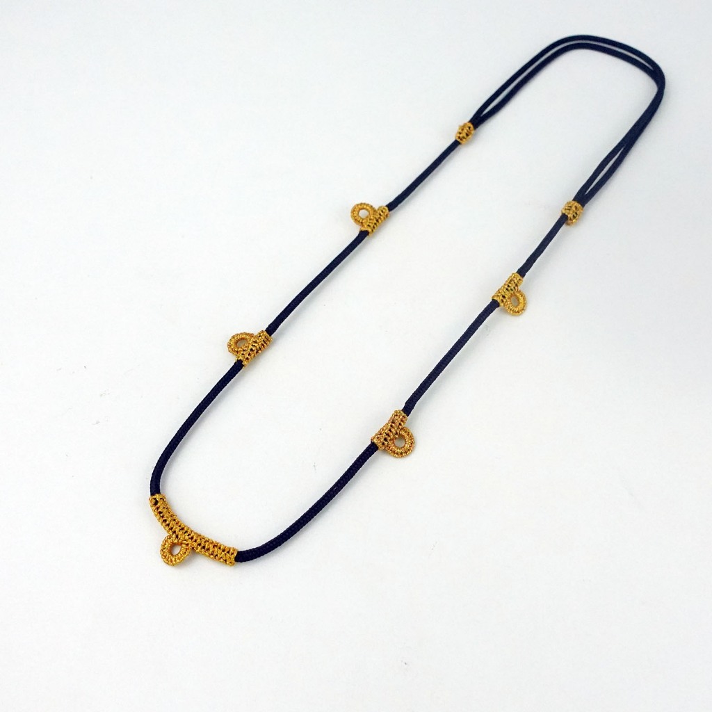 N34 เชือกห้อยพระ ขนาด 2-3 มม เชือกรูด ถักไหมทอง ปรับความยาวได้ สร้อยคอเชือกร่ม สร้อยพระ สร้อยคอ ห้อยพระ ห้อย วัตถุมงคล - รูปที่ 7