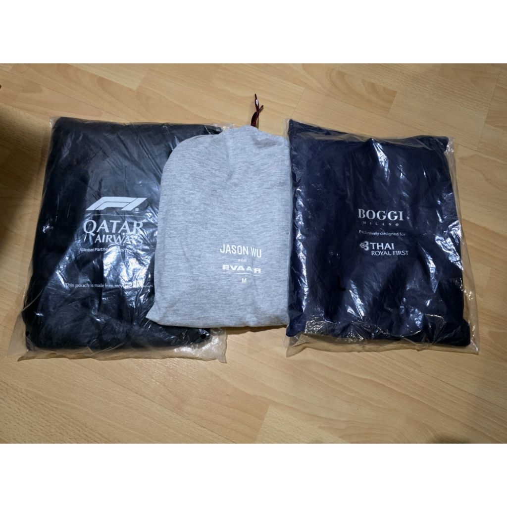 ชุดนอน การบินไทย Qatar Airways EVA ของใหม่