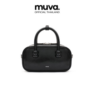 MUVA กระเป๋าหิ้ว สะพายข้างได้ หนังแท้ รุ่น BOSTON BAG-MU-335