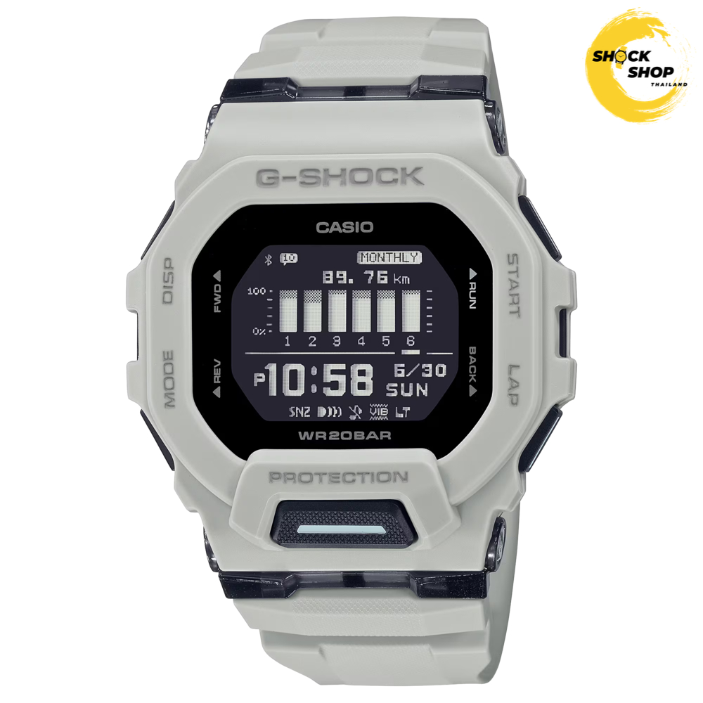 CASIO G-SHOCK นาฬิกาข้อมือผู้ชาย รุ่น GBD-200UU-9 ซีรีส์ GBD-200 G-SQUAD จีช็อค
