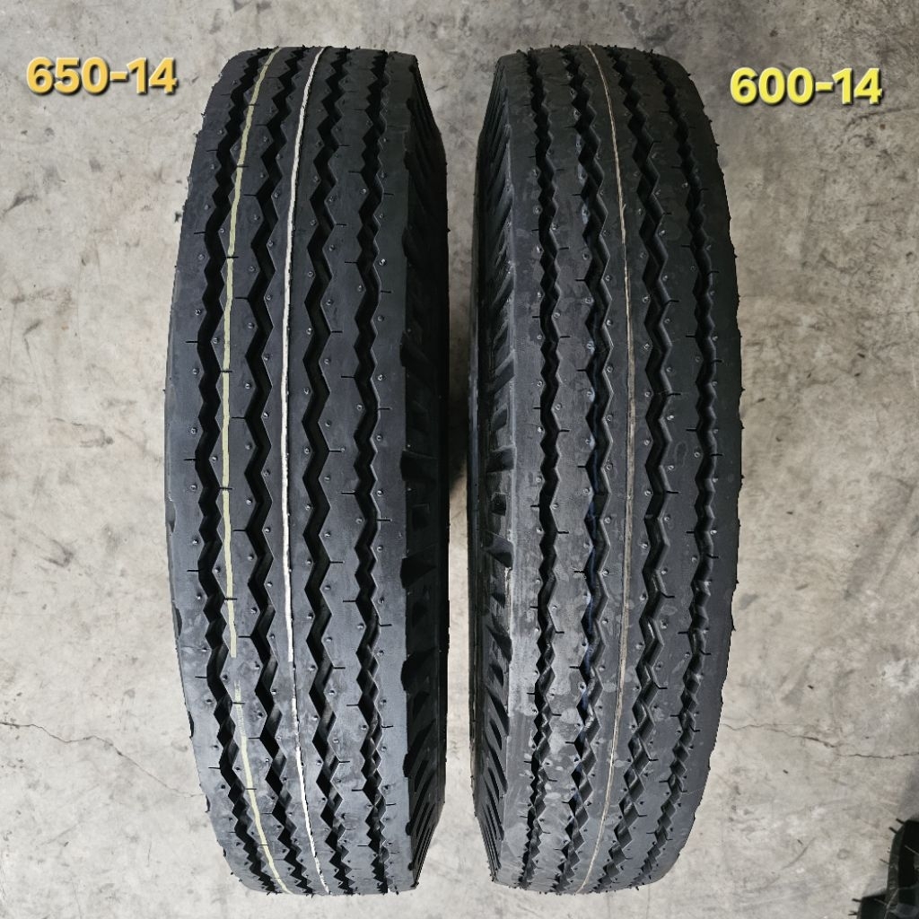 ยางบรรทุก ยางรถไถนนา 600-14/650-14 ดอกสร้อย ยี่ห้อ Siames