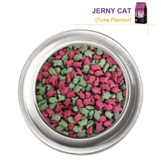 Jerny Cat เจอร์นี่ อาหารแมว รสปลาทูน่า ยกกระสอบ 10-20 kg.