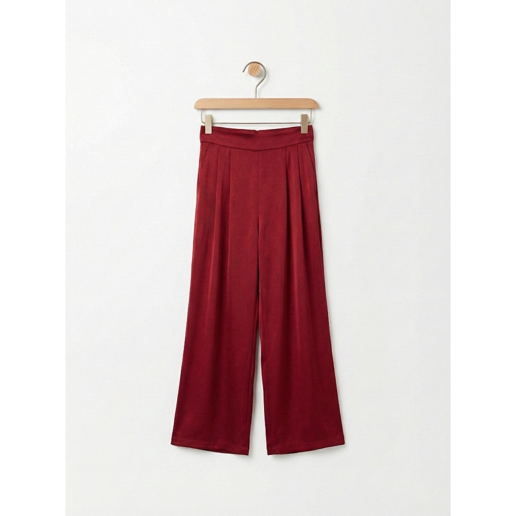 MMCHIC -  PLEAT WIDE LEG PANTS