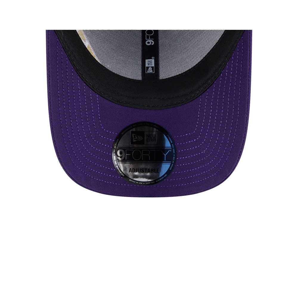 New Era قبعة LOS ANGELES LAKERS 9FORTY — بنفسجي — صورة 7