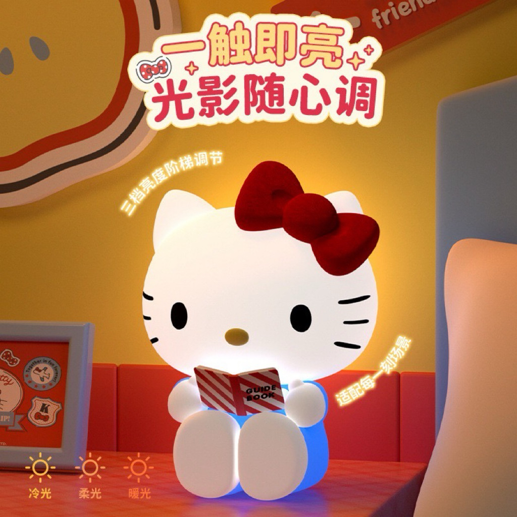 ร้าน🇹🇭 พร้อมส่ง✨ โคมไฟ ลิขสิทธิ์แท้ - Sanrio - Hello Kitty Retro Travel Night Light by Emie