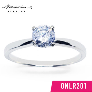 Memorine Jewelry แหวนเงินแท้ 925 ฝังเพชรสวิส(CZ) : ONLR201