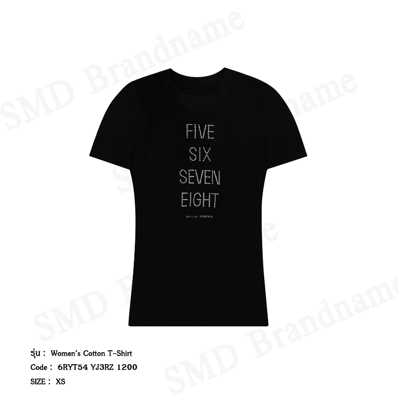 Armani Exchange เสื้อยืดคอกลมผู้หญิง รุ่น Women's Cotton T-Shirt Code: 6RYT54 YJ3RZ 1200