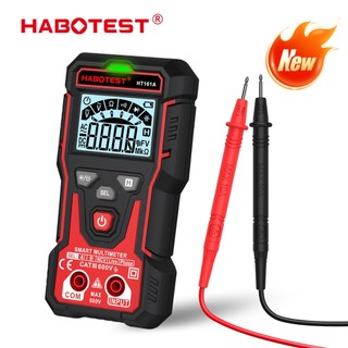 HABOTEST HT161A (HT123 อัพเกรด) มัลติมิเตอร์ดิจิตอล 600V การตรวจจับแรงดันไฟฟ้า AC / DC 4000 นับความจุ / ฟังก์ชั่นไดโอด