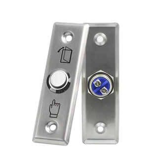 สวิทช์ปุ่มกด เข้า-ออก ประตู ( Exit Switch ) Stainless Steel สแตนเลส ทนทาน ร้านในไทยจร้า