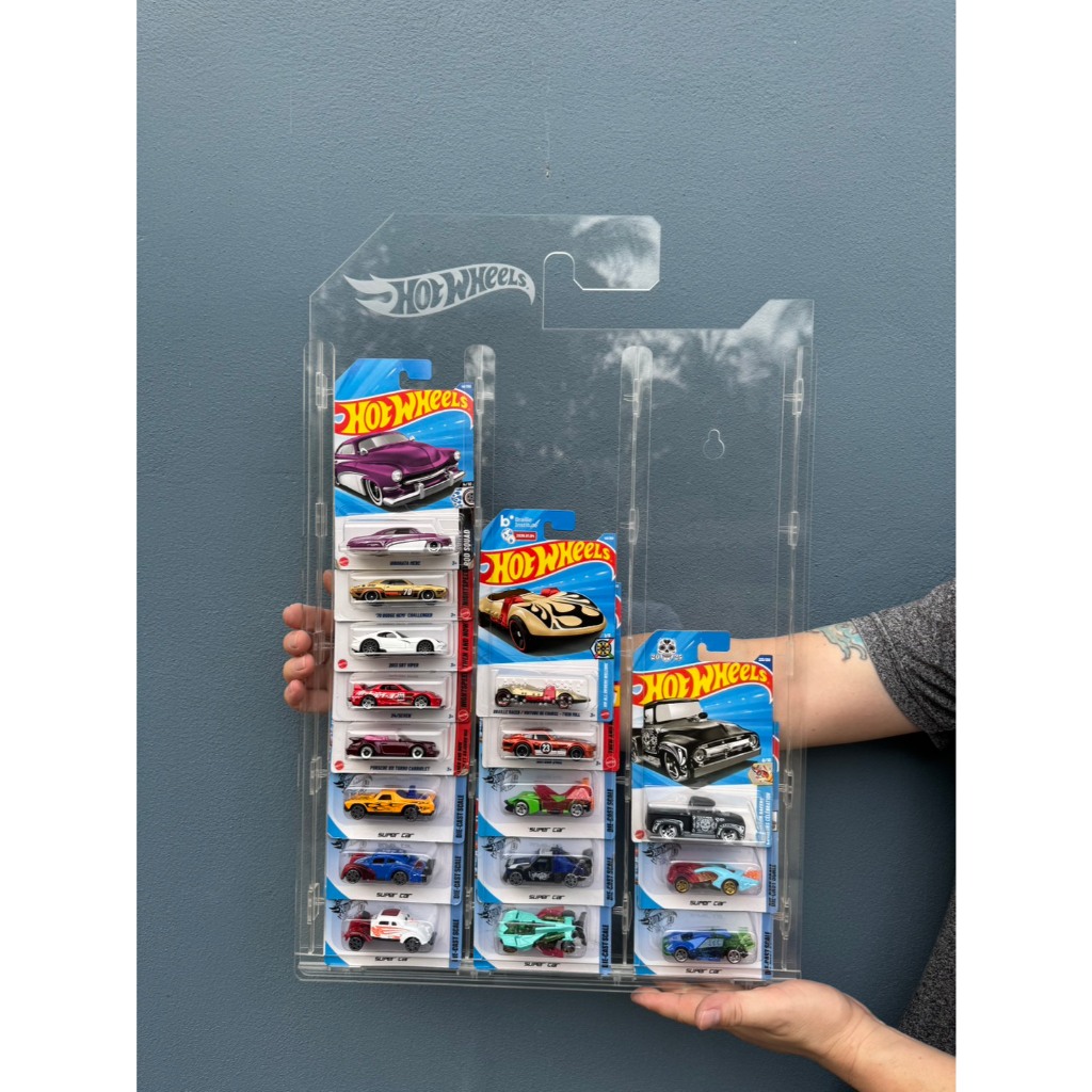 แผงโชว์รถ Hotwheels แบบใส่ทั้งแพ็ค