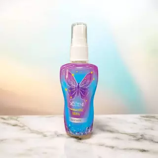 (เดิม)(ผีเสื้อ) เอ็กซ์คิวท์มีน้ำหอม สำหรับผิวกาย และเสื้อผ้า 45ml.