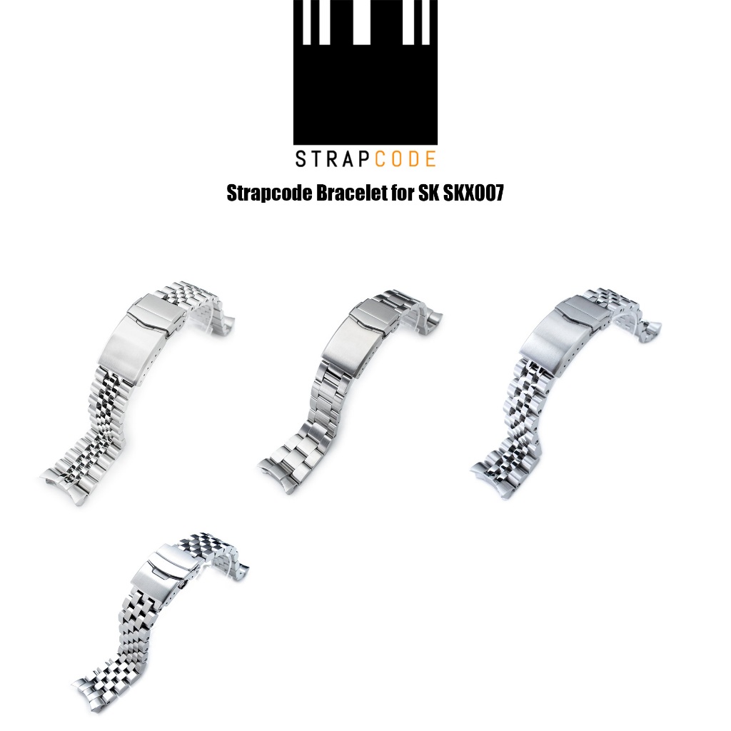 สายนาฬิกาแบบเหล็กรุ่น Strapcode Bracelet for SK SKX007