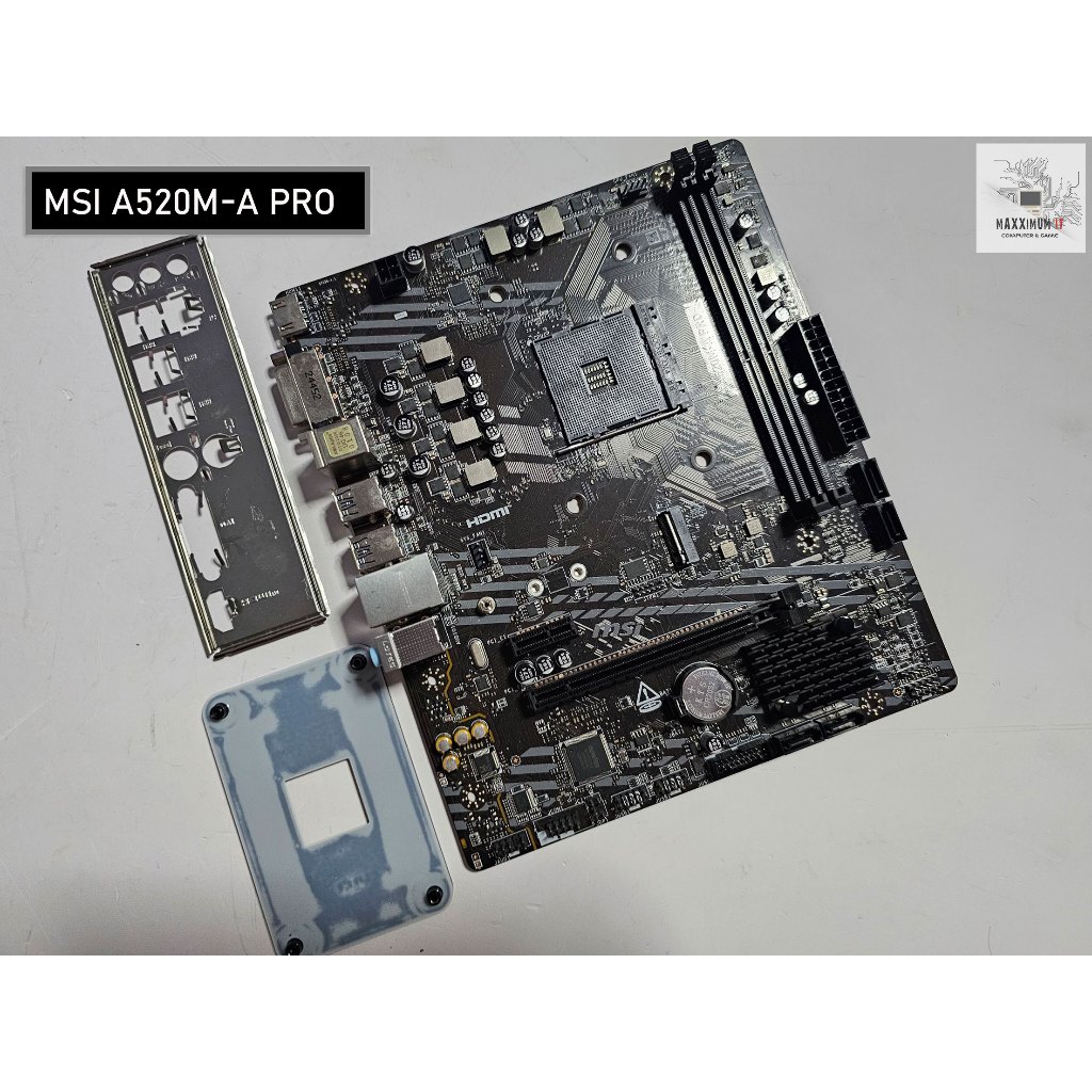 MAINBOARD (เมนบอร์ด) AM4 A520M (มือสอง)