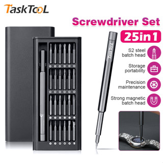 TASKTOOL ชุดไขควงแม่เหล็กรวม วัสดุเหล็กอัลลอยด์ สําหรับซ่อมแ…