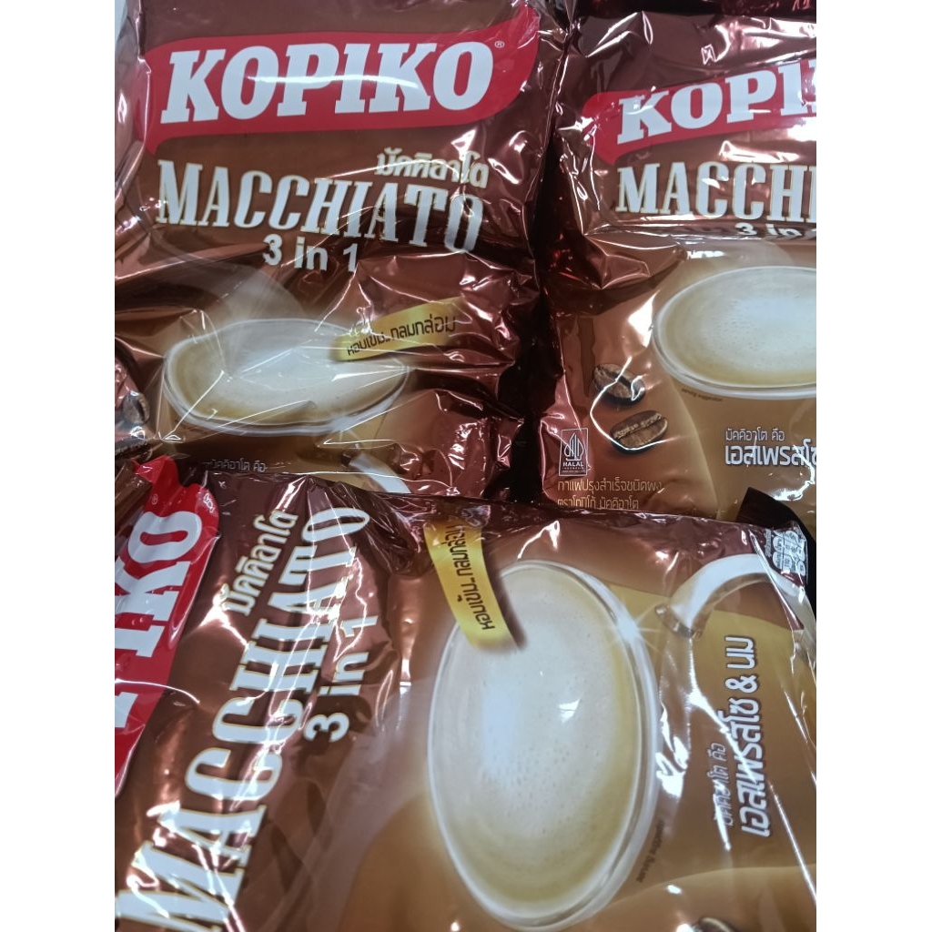 กาแฟโกปิโก้ สำเร็จรูป 3 in 1 20 ซอง (เอสเปรสโซ่&นม)