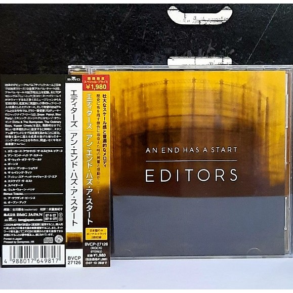 CD ซีดีเพลง Editors / An end has a start                                 -s11