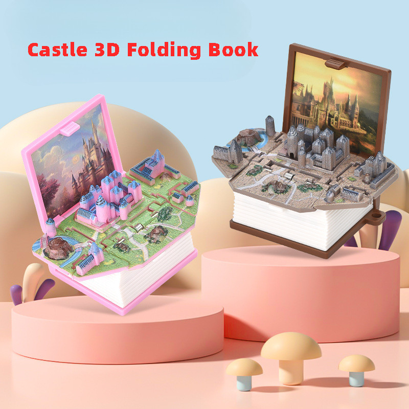 สไตล์ใหม่การ์ตูน 3D Pop-up Book Capybara ระเบิดพับพวงกุญแจ Kapibara Cultural Creative จี้ Creative Magic Book ของขวัญ