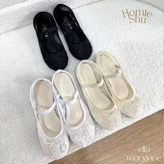 มีส่งด่วนใน4ชม.✅ ELLA - HOMIESHU03 รองเท้าคัชชูแมรี่เจน ใส่สบาย(36-40) ผลิต,พร้อมส่งจากช่างฝีมือคนไทย