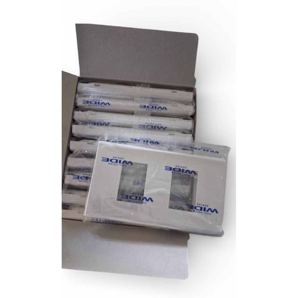 หน้ากากปลั๊กไฟหรือสวิตช์ไฟ PANASONIC 2 ช่อง