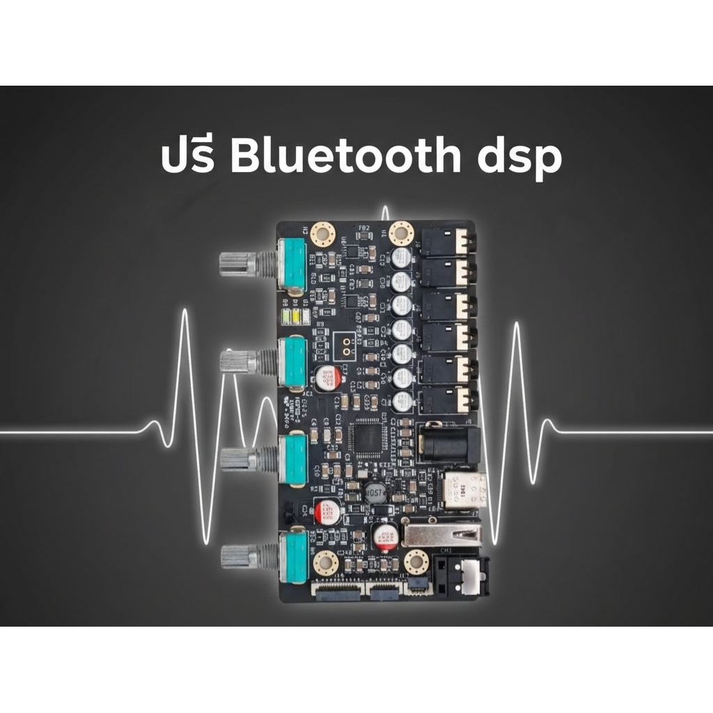 ปรี Bluetooth จูนผ่านมือถือ พร้อม dsp ปรีรถยนต์