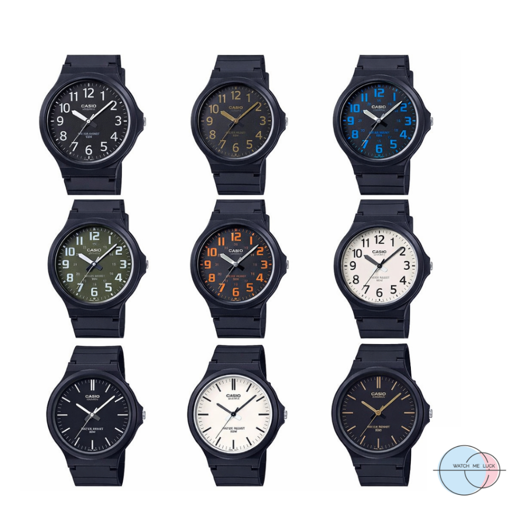 CASIO นาฬิกาข้อมือ รุ่น MW-240-1B | MW-240-1E2 | MW-240-7B | MW-240-3B