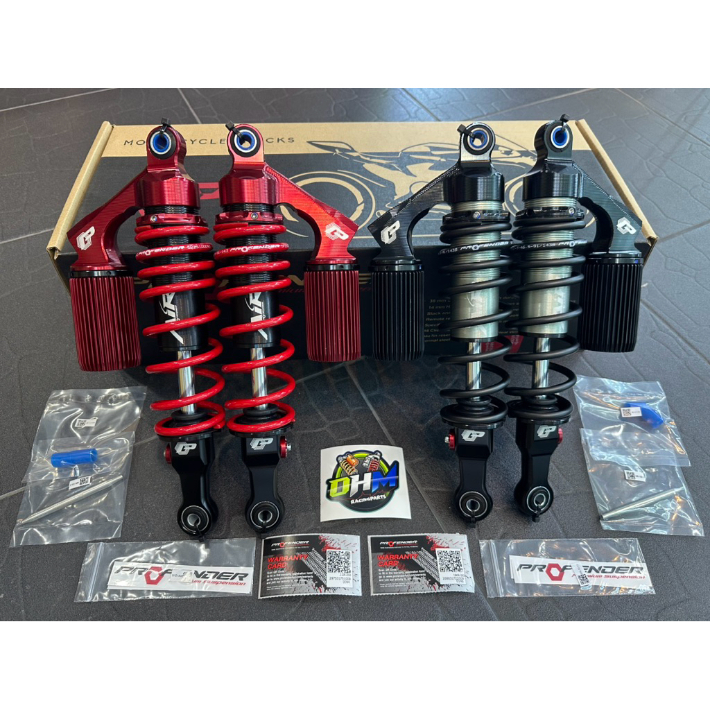 โช๊คหลัง Profender รุ่น Air-Series สำหรับ เวฟ125i (ปี2019ขึ้นไป) ความสูง330มิล สินค้ารับประกัน เเตกรั่ว จากโรงงาน1ปี